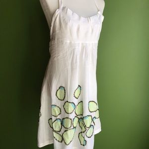 Linen halter dress